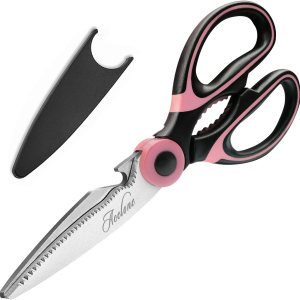 Acelone – Tijeras de cocina de alta calidad, resistentes ultra afiladas, de acero inoxidable, multifunción, para pollo, aves de corral, pescado, Acelone – Tijeras de cocina de alta calidad, resistentes ultra afiladas, de acero inoxidable, multifunción, para pollo, aves de corral, pescado,