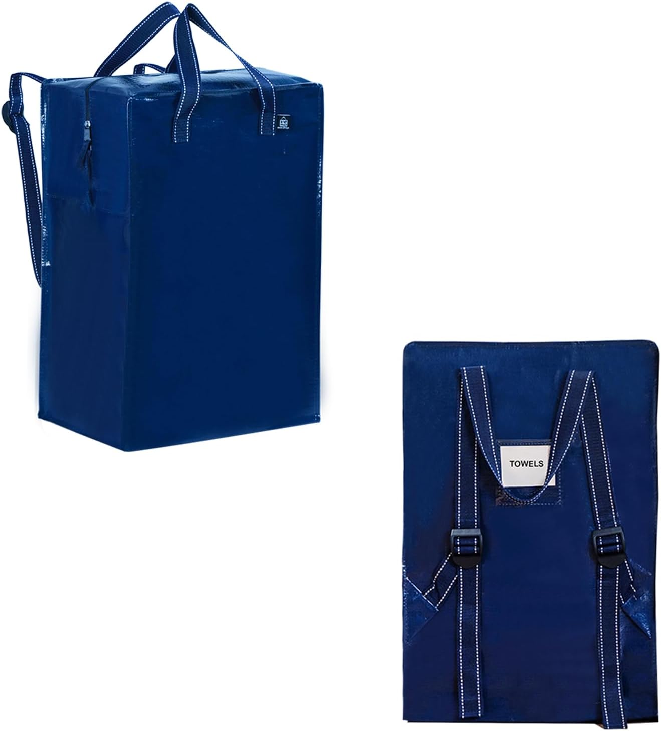 VENO Paquete de 2 bolsas de mudanza con correas ajustables para mochila, cajas de mudanza y contenedores de almacenamiento alternativos, suministros