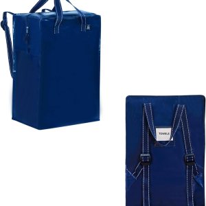 VENO Paquete de 2 bolsas de mudanza con correas ajustables para mochila, cajas de mudanza y contenedores de almacenamiento alternativos, suministros VENO Paquete de 2 bolsas de mudanza con correas ajustables para mochila, cajas de mudanza y contenedores de almacenamiento alternativos, suministros