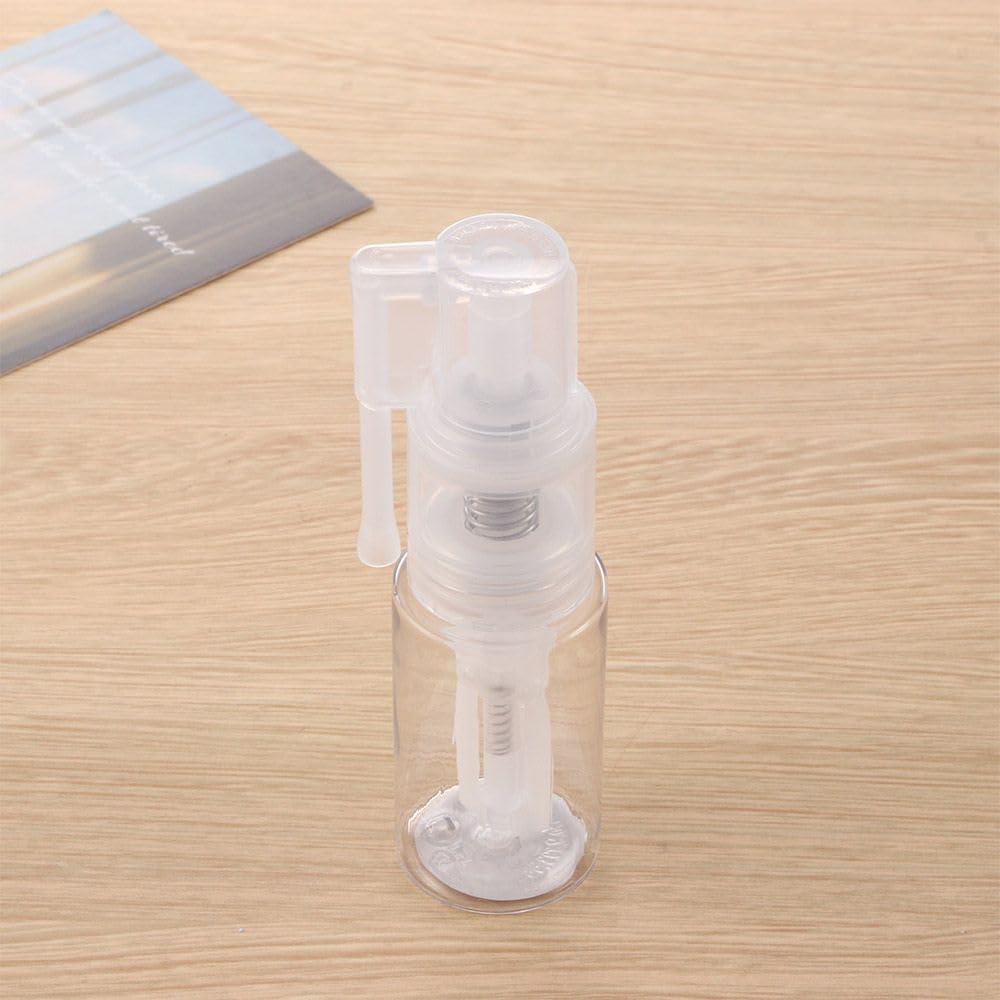 Galyacht Botella pulverizadora en polvo de 0.5 fl oz, aplicador de fibra capilar recargable, botellas vacías de cosméticos en polvo, botella de