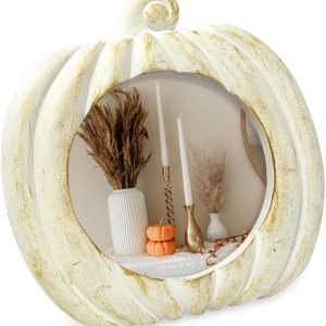 Isaac Jacobs – Marco de fotos en forma de calabaza de 4 x 4 para decoración de Halloween u otoño, mesa de fotos y exhibición de pared (4 x 4, blanco Isaac Jacobs – Marco de fotos en forma de calabaza de 4 x 4 para decoración de Halloween u otoño, mesa de fotos y exhibición de pared (4 x 4, blanco