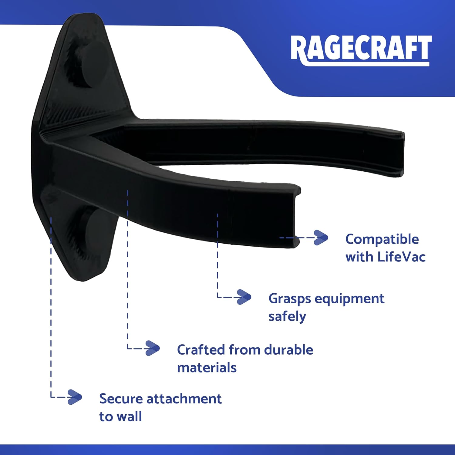 Soporte de pared para dispositivos de rescate, solo montaje en pared, dispositivo antiasfixia no incluido, compatible solo con dispositivo de