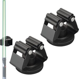 MUTUACTOR Paquete de 2 soportes de pared para sable de luz D1.69, soporte magnético para sable de luz Darth Revan, sable de luz Galaxys Edge, sable MUTUACTOR Paquete de 2 soportes de pared para sable de luz D1.69, soporte magnético para sable de luz Darth Revan, sable de luz Galaxys Edge, sable