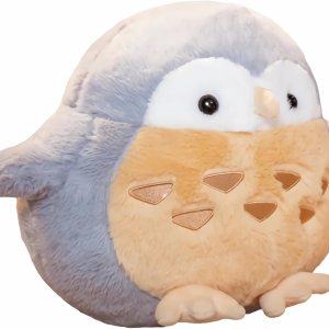 Juguetes de peluche de búho gris, almohada súper suave de peluche de búho gordito, lindo peluche de pájaro de Navidad, regalos de cumpleaños para Juguetes de peluche de búho gris, almohada súper suave de peluche de búho gordito, lindo peluche de pájaro de Navidad, regalos de cumpleaños para