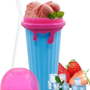 Upgrade 500ML Vaso para hacer granizados TIK TOK Frozen Magic Squeeze Cup Batido de leche granizado de enfriamiento rápido para batidos de helado Upgrade 500ML Vaso para hacer granizados TIK TOK Frozen Magic Squeeze Cup Batido de leche granizado de enfriamiento rápido para batidos de helado