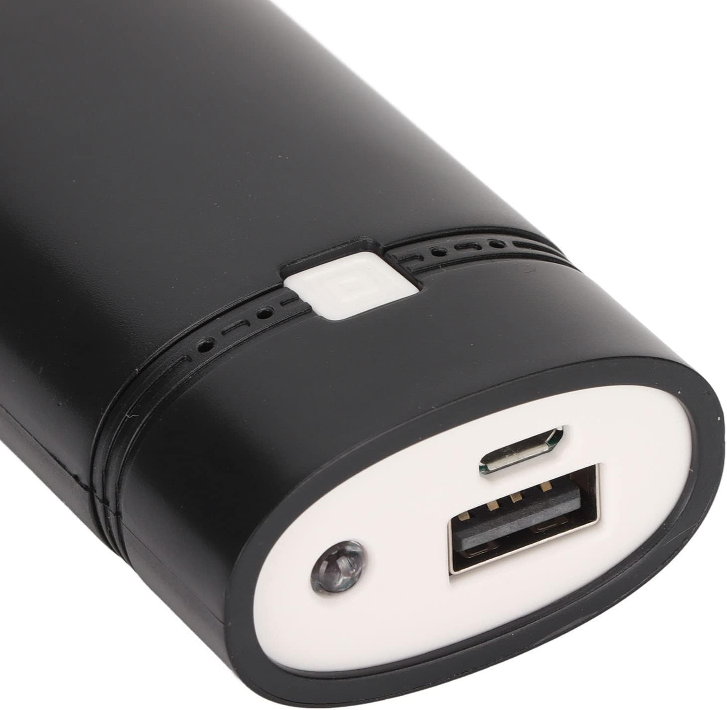 GOWENIC 18650 Cargador de batería Banco de energía, Universal DIY USB Power Bank Box Shell para teléfono inteligente, moderno y portátil (negro)