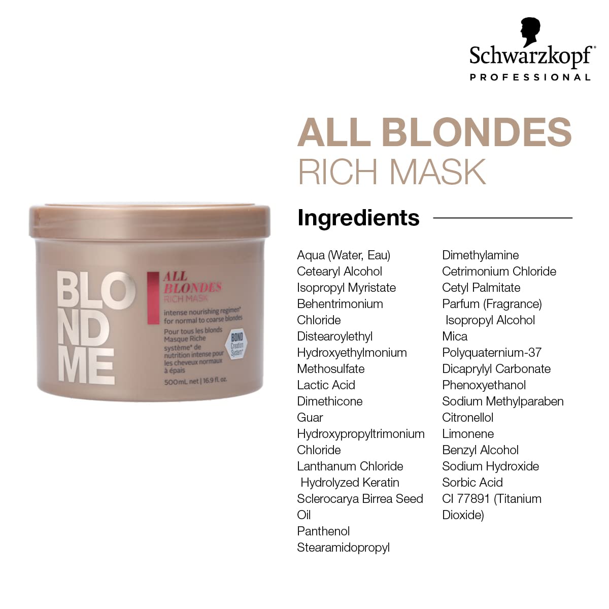 BlondMe All Blondes Rich Mask 16.9 fl oz