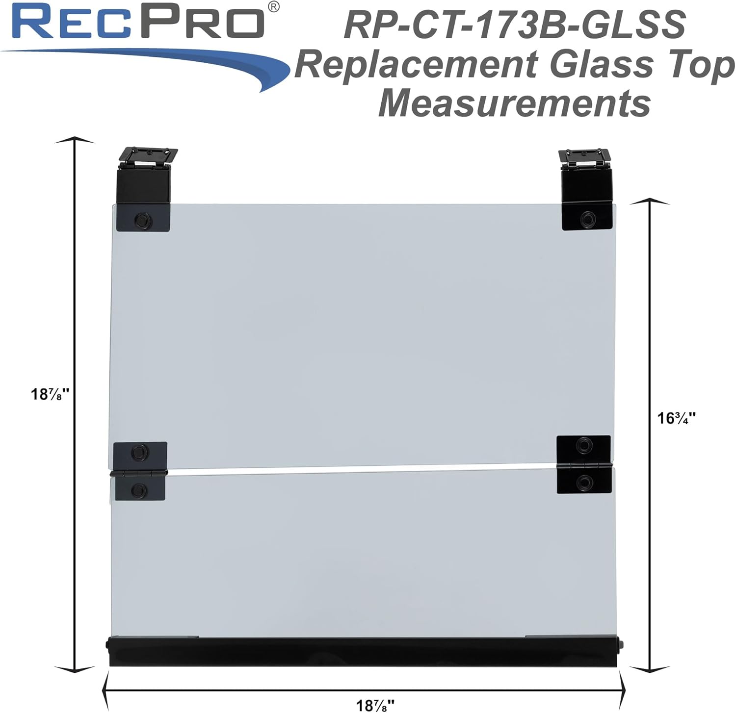 RecPro Tapa de vidrio RV para estufa de tres quemadores  Reemplazo y Greystone  Cubierta resistente a arañazos y calor
