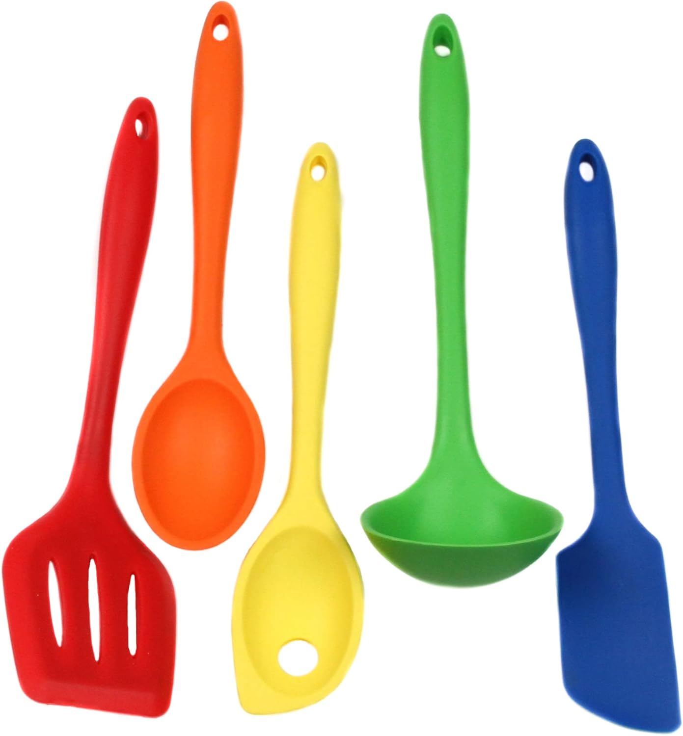 Chef Craft Espátula angular de silicona premium, 11 pulgadas, azul