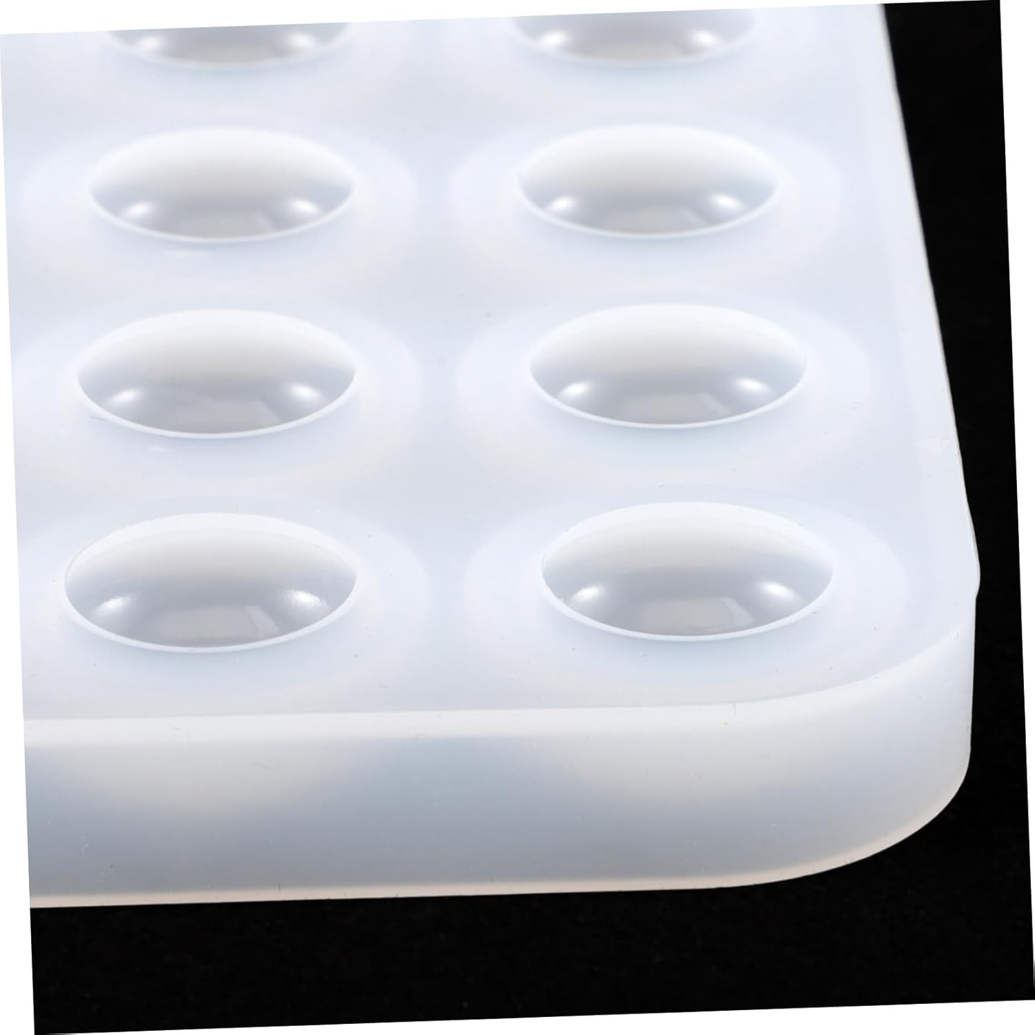Moldes redondos de silicona para resina Molde de para resina de gelatinas plantillas redondas de resina para manualidades, moldes de resina, moldes