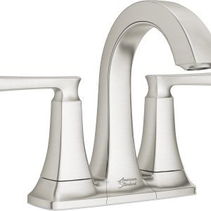 American Standard 7426201.295, Belmeade – Grifo de baño central de dos manijas de 4 pulgadas, níquel cepillado American Standard 7426201.295, Belmeade – Grifo de baño central de dos manijas de 4 pulgadas, níquel cepillado