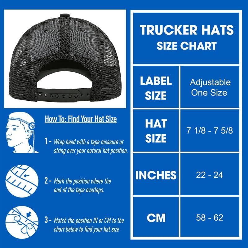 Mountains Sky Trucker – Sombrero de malla para exteriores para hombres y mujeres, gorra de béisbol ajustable a presión
