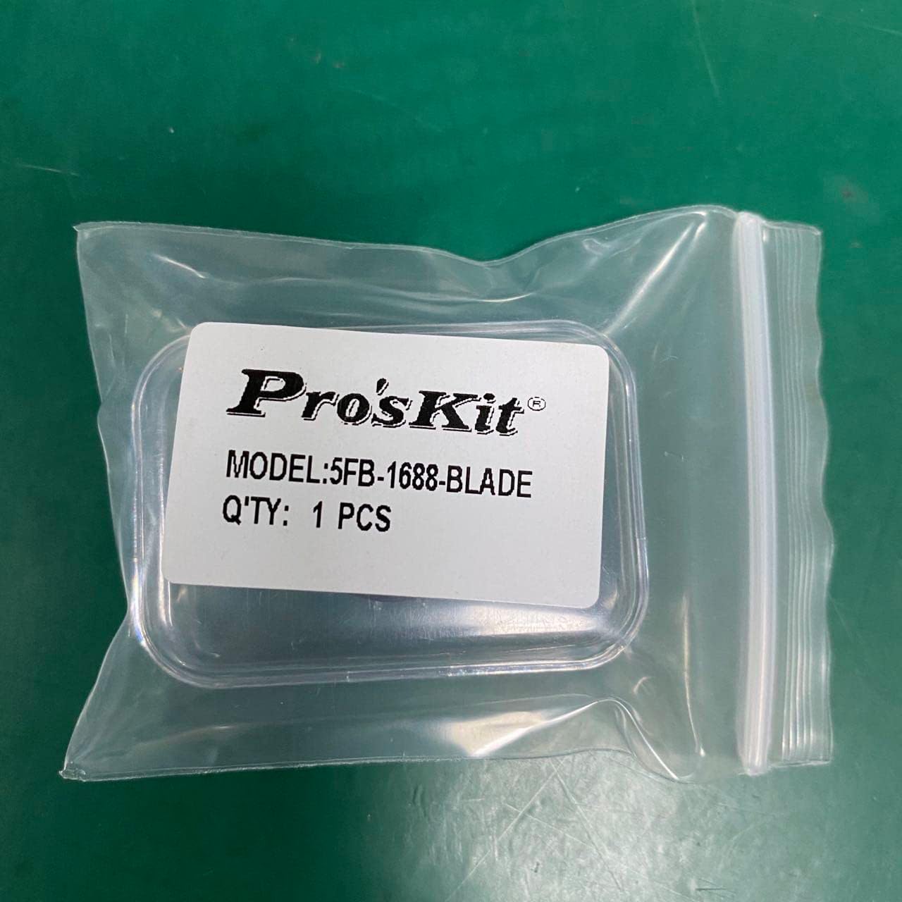 1 cuchilla original Pros’kit FB-1688 de fibra óptica Proskit 5FB-1688 hoja de fibra fría prensado en frío 23 caras