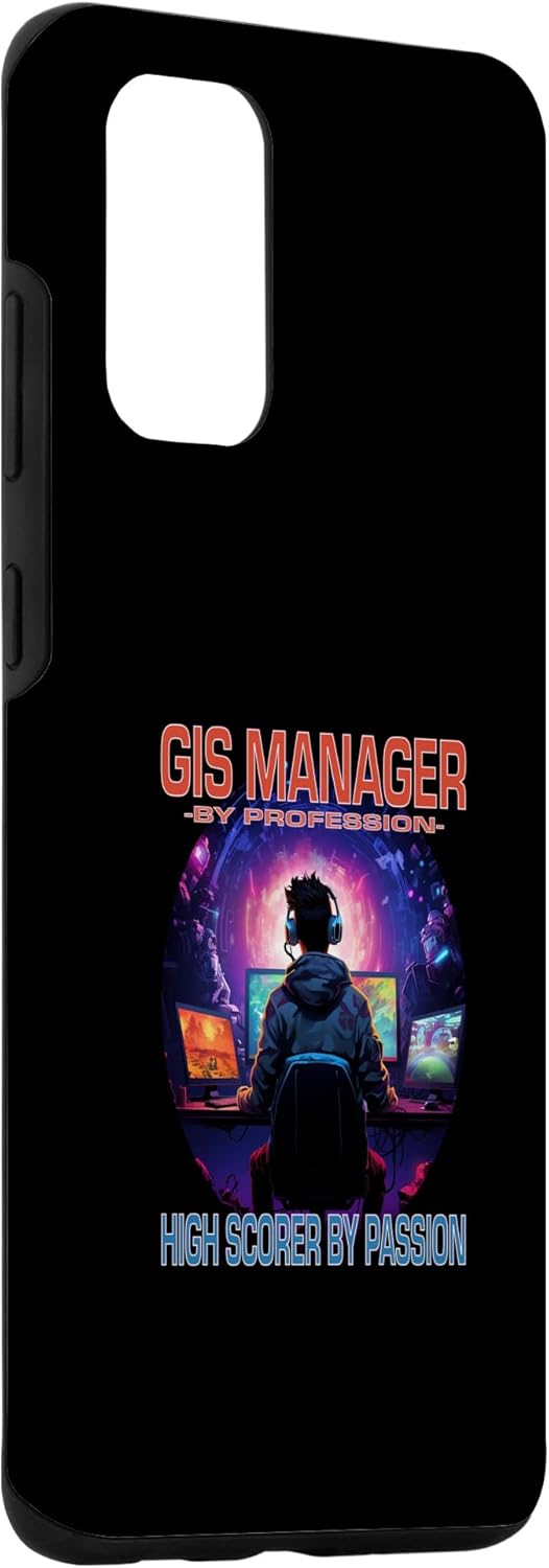 Galaxy S20+ GIS Manager Funny Gamer – Fun Pun Gaming Case