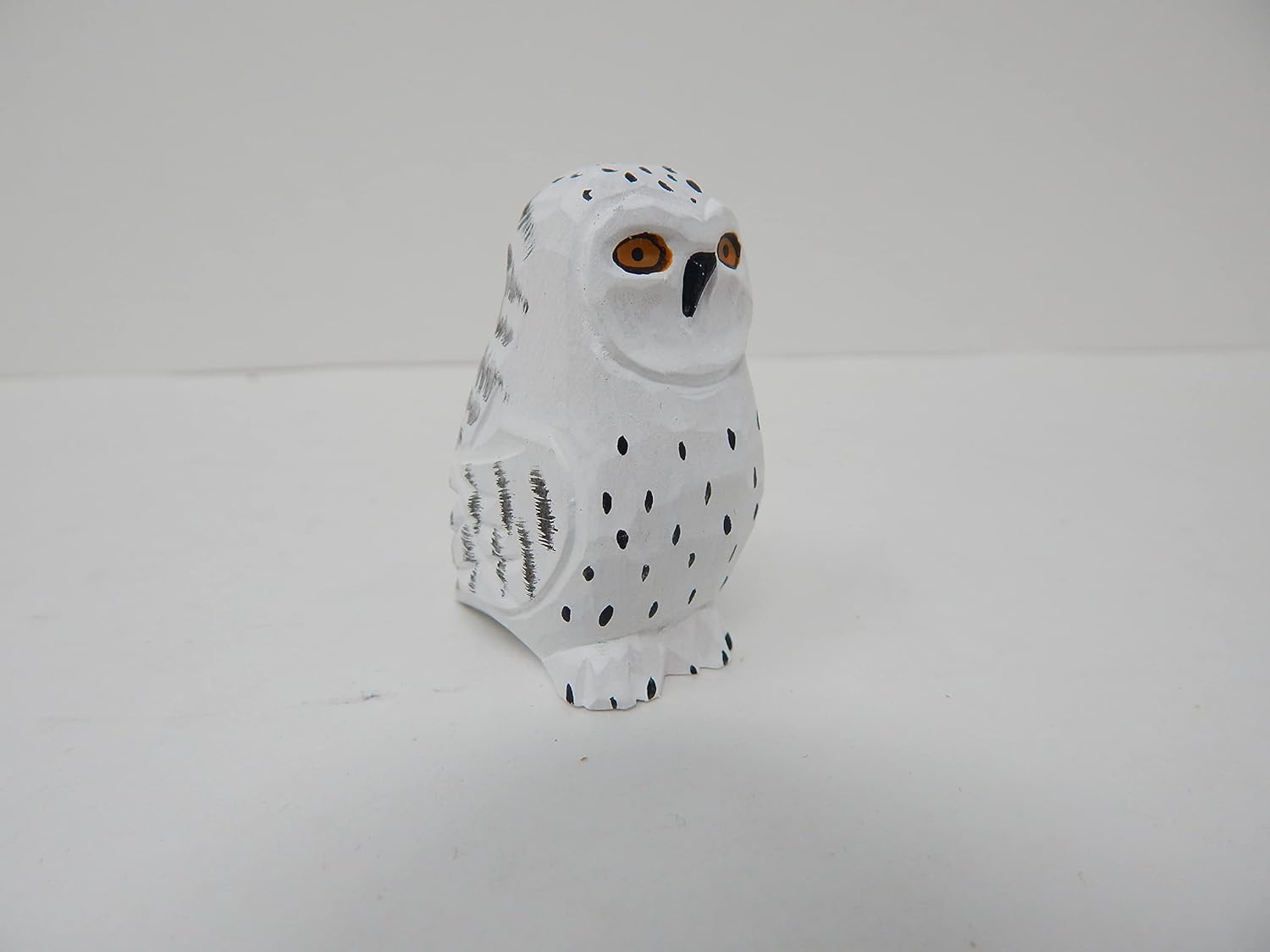 Búho de las nieves, pájaros blancos, decoración para tarta, novia y novio, boda, compromiso, aniversario, estatua de madera tallada