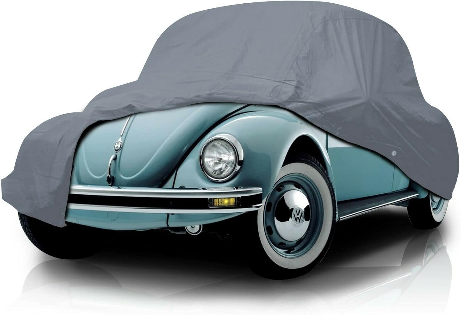 USCarCover Supreme – Funda de coche para Volkswagen Super Beetle 1975 1976 1977 1978 convertible de 2 puertastranspirable cobertura completa semi