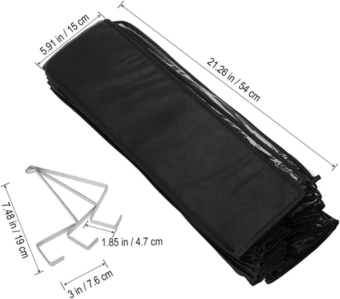Zerodeko Organizador de zapatos para colocar detrás de la puerta, 26 unidades, organizador grande para colocar sobre la puerta, zapatero sobre la