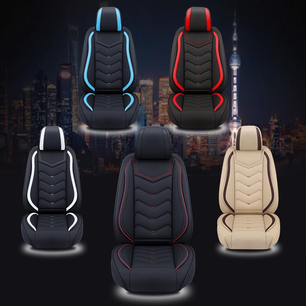 POOUOO Funda de asiento de automóvil para Audi Q8 2000-2023, funda de asiento deportivo impermeable y resistente al desgaste, protector de asiento