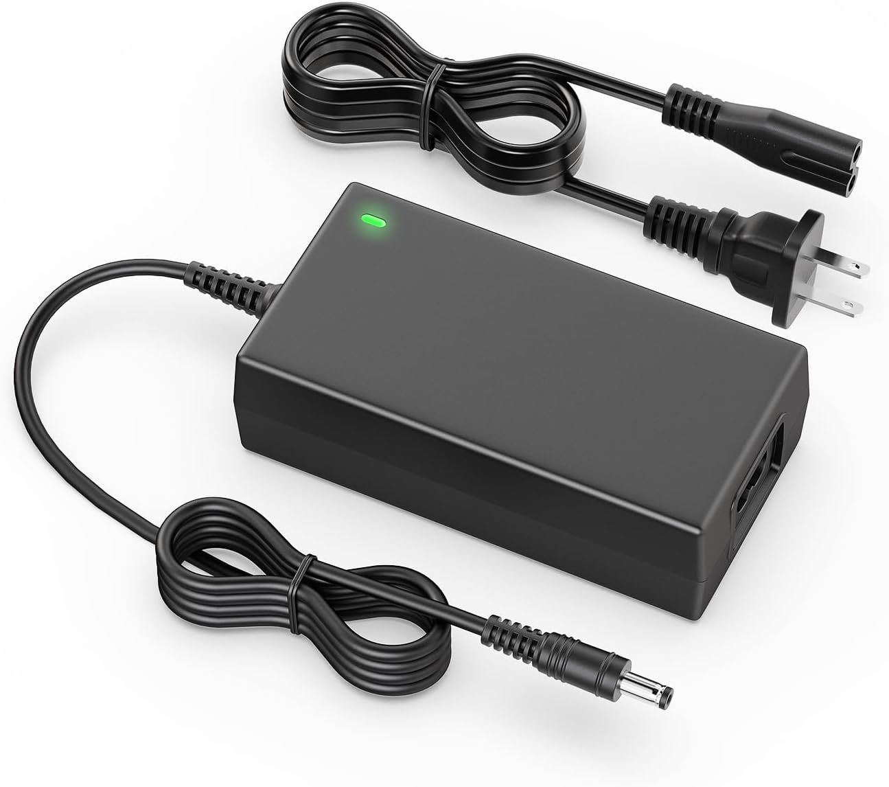 Fuente de alimentación de 12 voltios, 5 amperios, 60 W, adaptador de CA 100-240 V para tira de luz LED, enrutador inalámbrico, gatos ADSL, HUB,