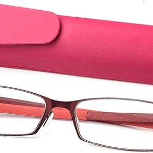 Lectores de anteojos de lectura con marco de metal con sello fino y luz azul + 1.5 Lectores de anteojos de lectura con marco de metal con sello fino y luz azul + 1.5