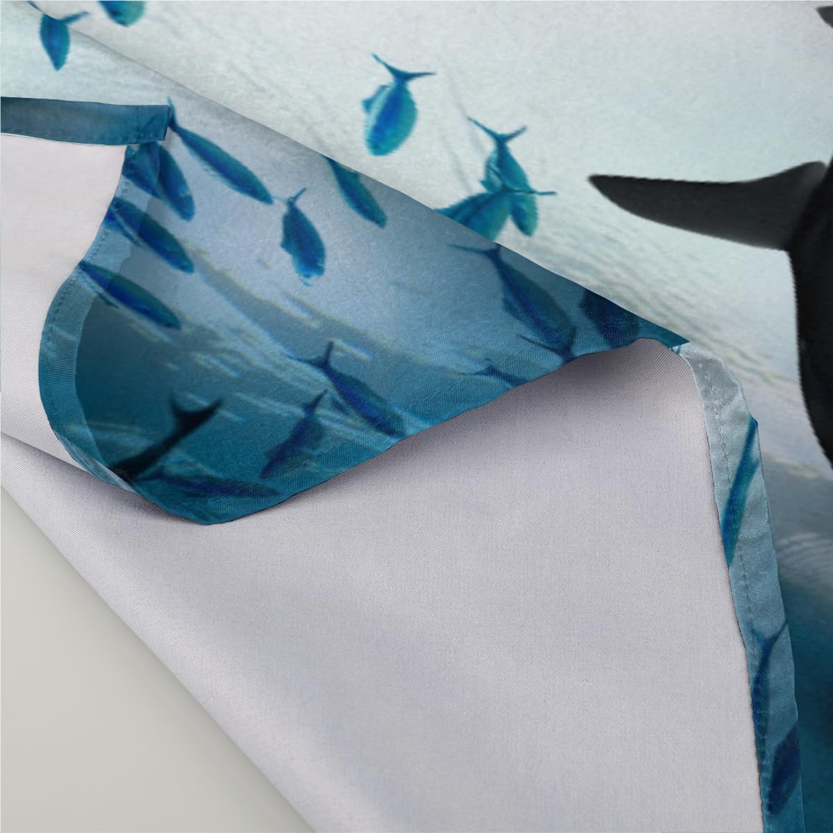 Cloth Napkins Set of 6 Ocean Shark 20×20 Inch Cloth Napkins Watercolour Shark Washable Reusable Kitchen Dinner Napkins Table Decor for Wedding,