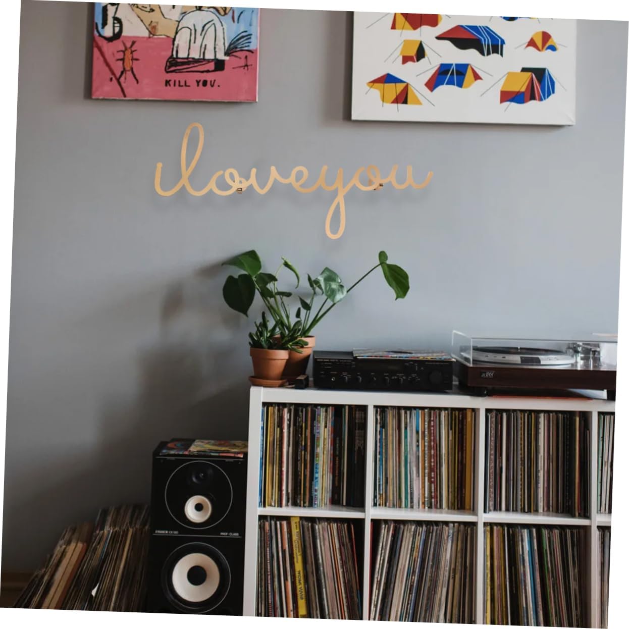 DOITOOL Gancho de pared con letras para colgar en la pared, ganchos de toalla de decoración dorada, perchero de metal moderno, perchero rústico,
