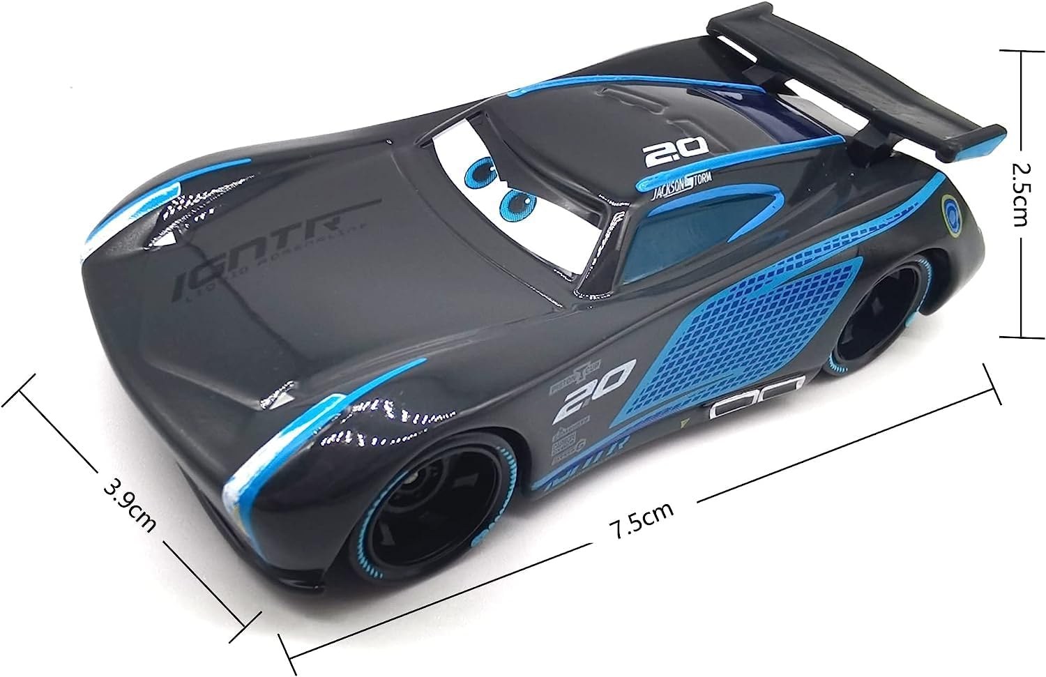 Juguete de coche de película Black Storm Jackson a escala 155 Die-Casting Car Metal Alloy Boy Kid Toy