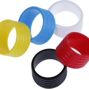 5 piezas de raqueta de tenis, bandas de agarre antideslizantes y absorbentes de silicona 5 piezas de raqueta de tenis, bandas de agarre antideslizantes y absorbentes de silicona