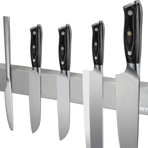 Soporte magnético para cuchillos para pared, tira magnética de cuchillos de acero inoxidable para refrigerador con cinta adhesiva fuerte, estante Soporte magnético para cuchillos para pared, tira magnética de cuchillos de acero inoxidable para refrigerador con cinta adhesiva fuerte, estante