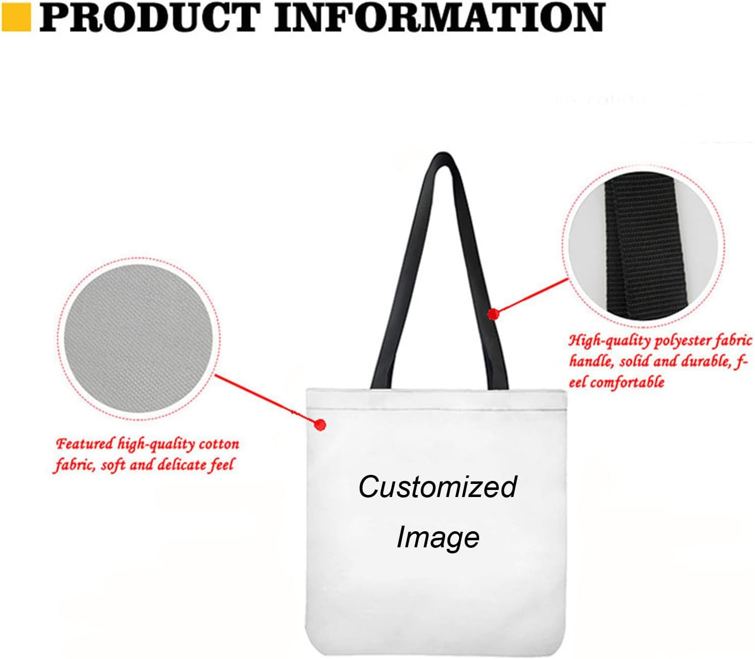 Upetstory Bolsa de lona reutilizable para compras de comestibles