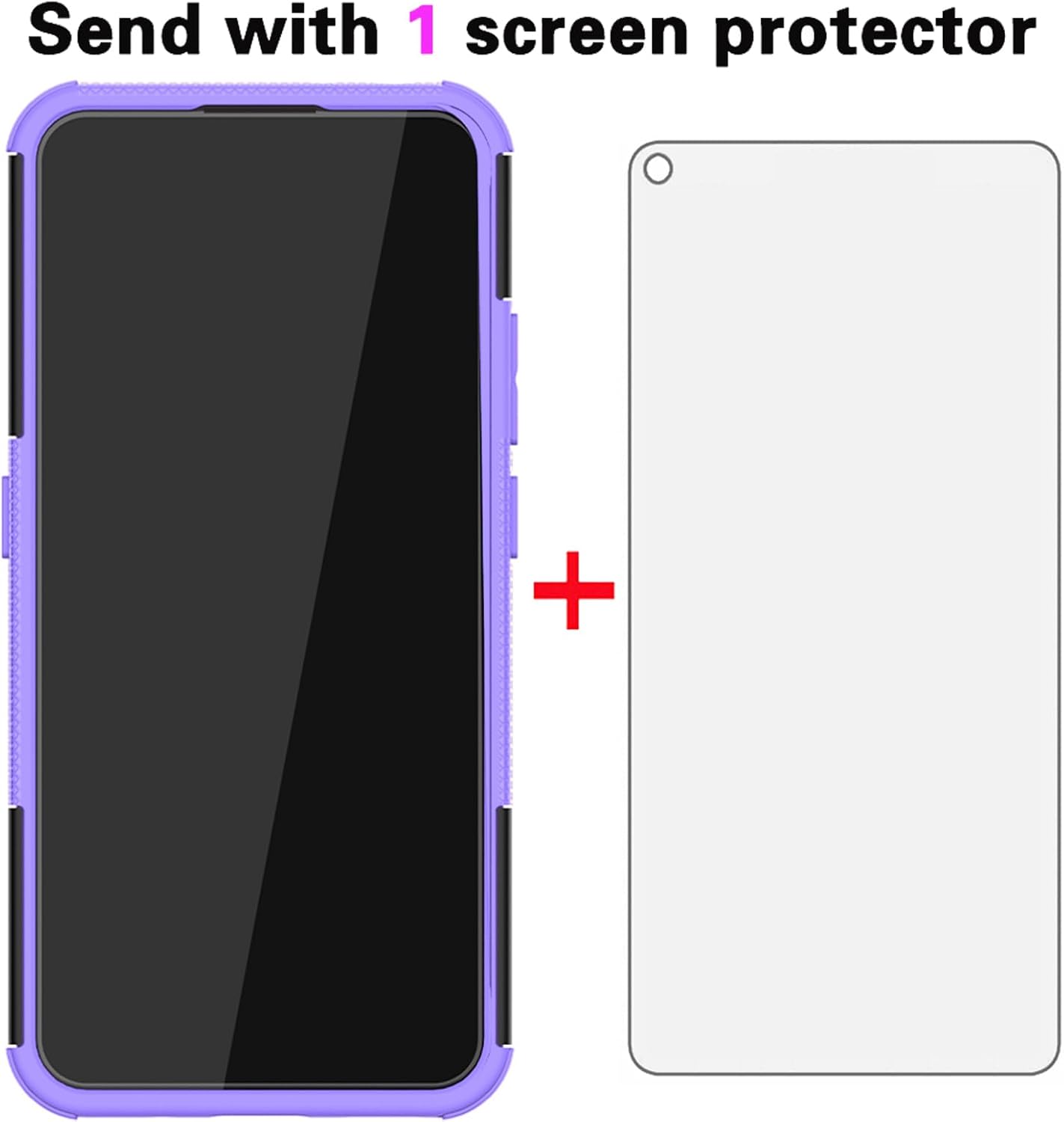 Asuwish Funda de teléfono para Nokia 5.4 TA1333 con protector de pantalla de vidrio templado y soporte delgado, híbrida, resistente, funda