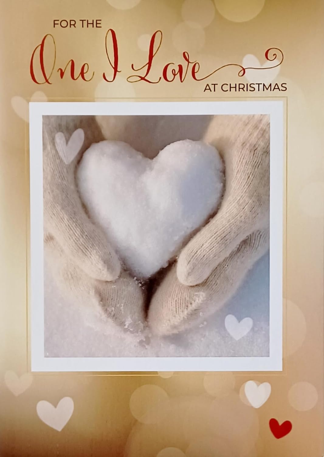 Greeting Card La vida que compartimos me demuestra que los sueños de Navidad se hacen realidad – Te amo romántico (esposa esposa)