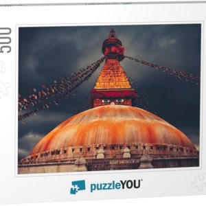 The Famous Buddhist Stupa at Boudanath in Kathmandu Valle… Jigsaw Puzzle Jigsaw Puzzle with 500 Pieces The Famous Buddhist Stupa at Boudanath in Kathmandu Valle… Jigsaw Puzzle Jigsaw Puzzle with 500 Pieces