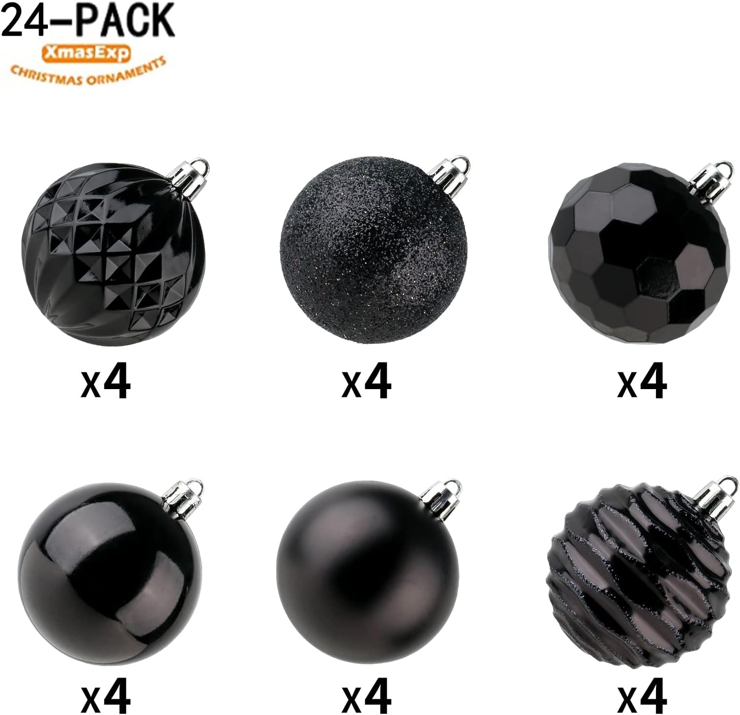 XmasExp – Bolas de Navidad para colgar (34 unidades, irrompibles)