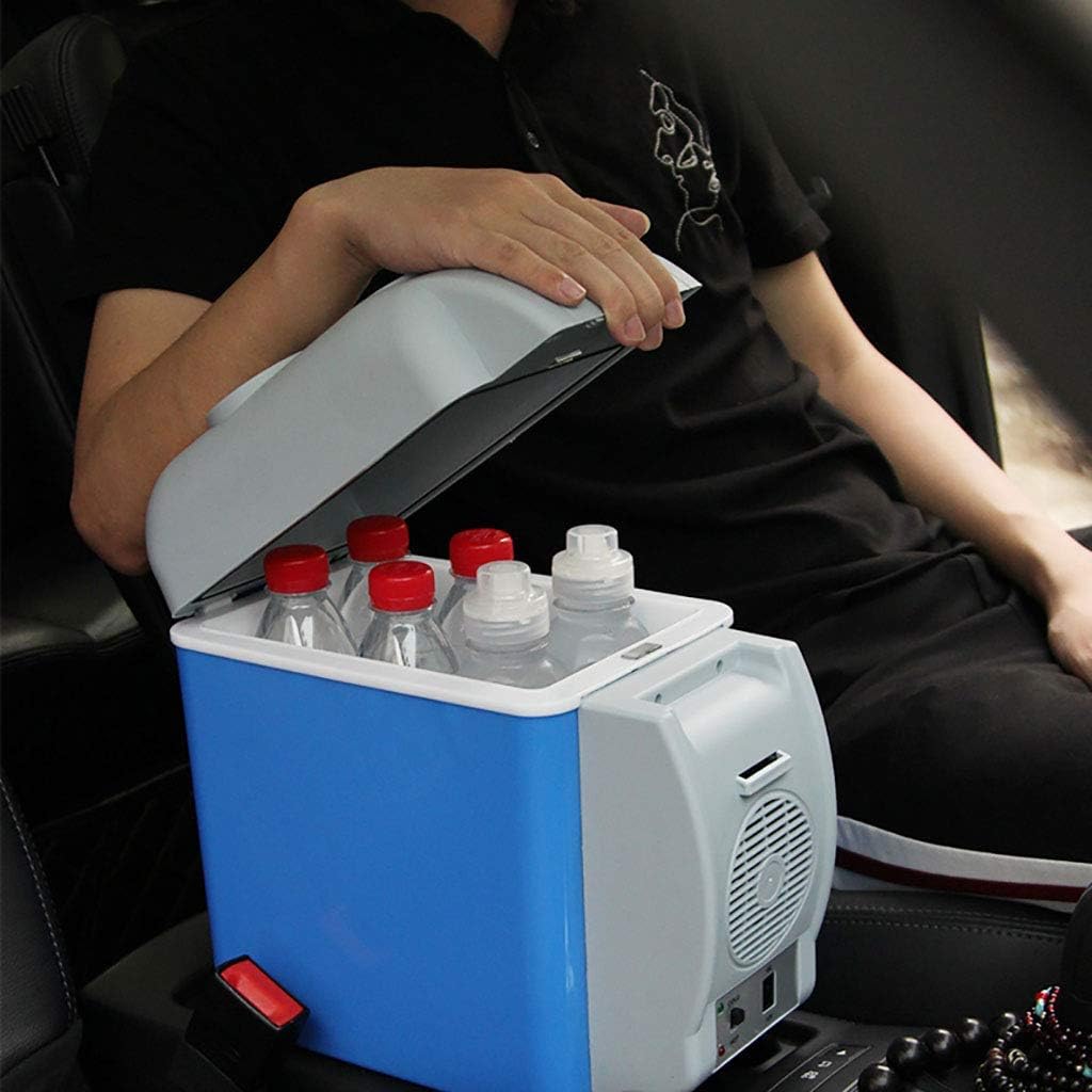 Mini refrigerador y calentador para el hogarauto mini refrigeradorcapacidad de 8 l compacto, portátil y silencioso (refrigerador de coche de 12 V,
