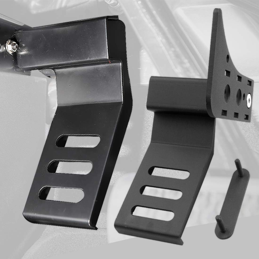 YZONA Pedal muerto de acero para el lado izquierdo compatible con Jeep Wrangler JL JLU Unlimited 2018-2022