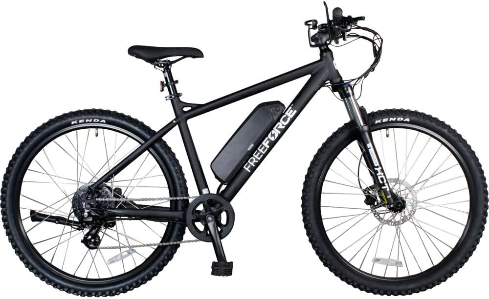 Electric Bike for Adults, Lightweight Ebike with 375W Bafang Motor, Kenda Tires, Shimano Drivetrain, 8 Gears, Throttle, Pedal Assist