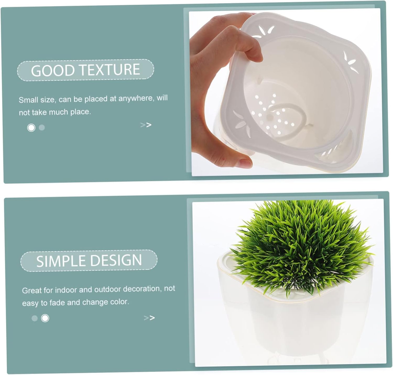 YARNOW 9 Pcs Automatic Watering Flower Pot Automatic- Watering Flower Pots for Indoor Plants African Violet Pot Auto Watering Planter Plastic Flower