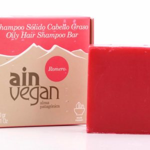 AIN – Barra de champú vegano para cabello graso, vegano con ingredientes naturales de Patagonia, champú sólido para cabello graso, cabello AIN – Barra de champú vegano para cabello graso, vegano con ingredientes naturales de Patagonia, champú sólido para cabello graso, cabello