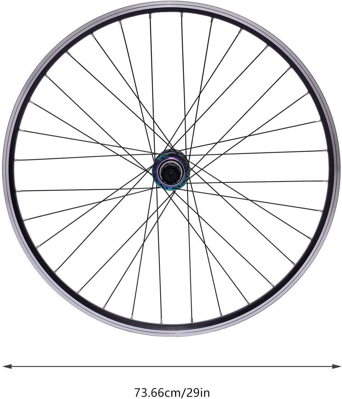 Juego de ruedas para bicicleta de montaña de 29 pulgadas, llantas MTB Juego de ruedas delanteras y traseras Tornillo de arranque para 789101112
