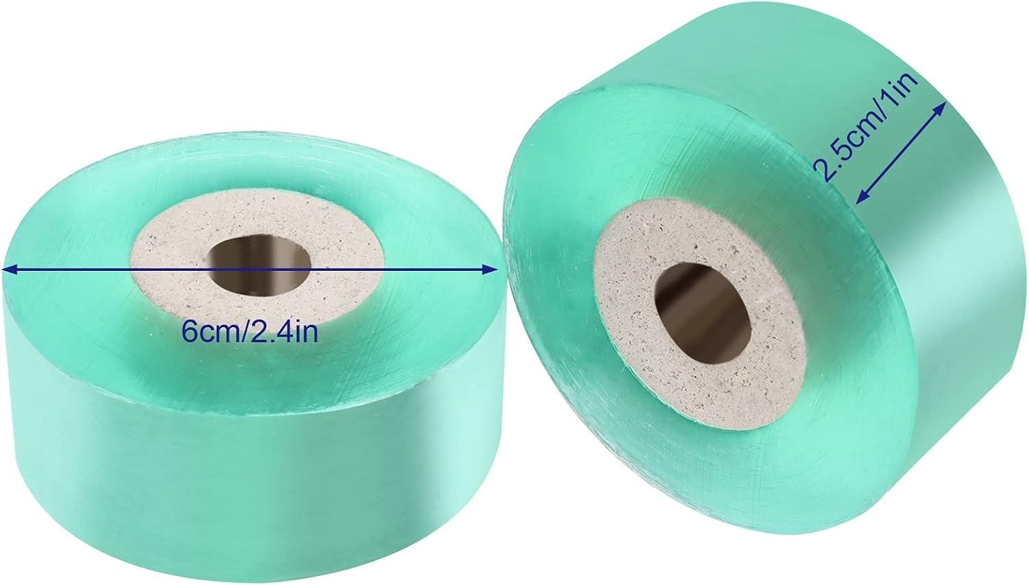 Crqes 2 piezas de cinta de injerto barrera de humedad película transparente estirable