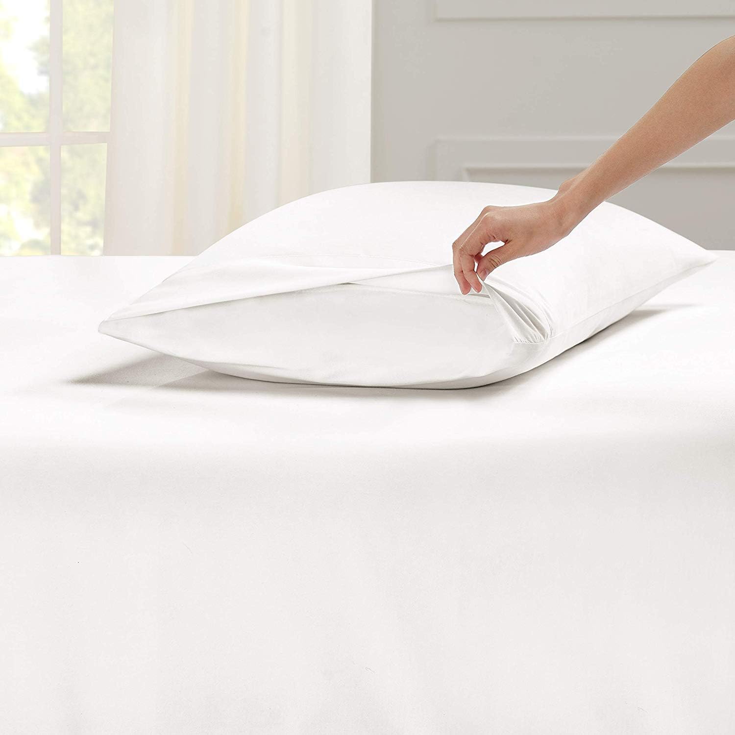 Juego de sábanas divididas tamaño Queen, juego de 7 piezas, juegos de sábanas divididas para cama ajustable, 100% algodón egipcio, sábanas de lujo