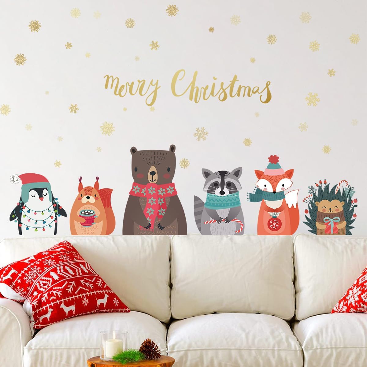 Calcomanías de pared de Navidad, calcomanías de pared de Navidad extraíbles, calcomanías de pared de Navidad, calcomanías de pared de Navidad,