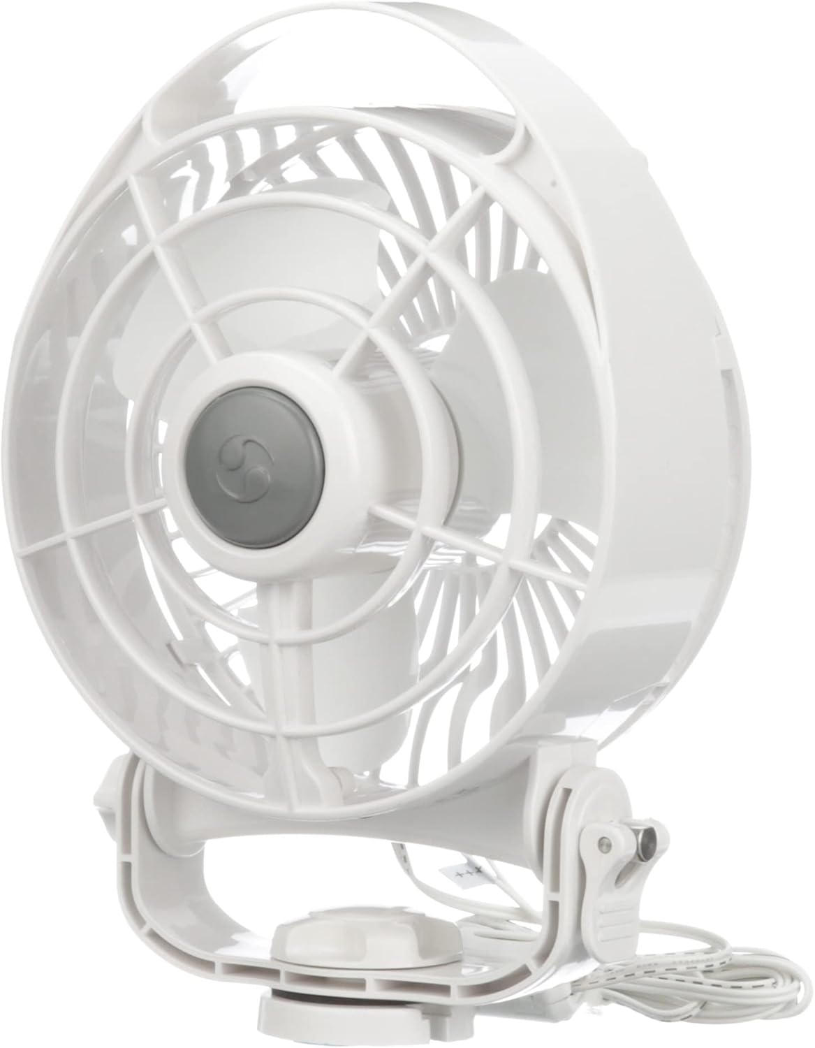 Ventilador Bora de Caframo, diseño compacto con potente flujo de aire, bajo consumo de potencia, 5000 horas de vida del motor, fabricado en Canadá,