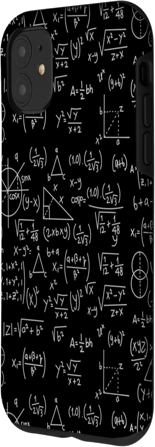 Funda divertida para profesores de matemáticas para iPhone 11