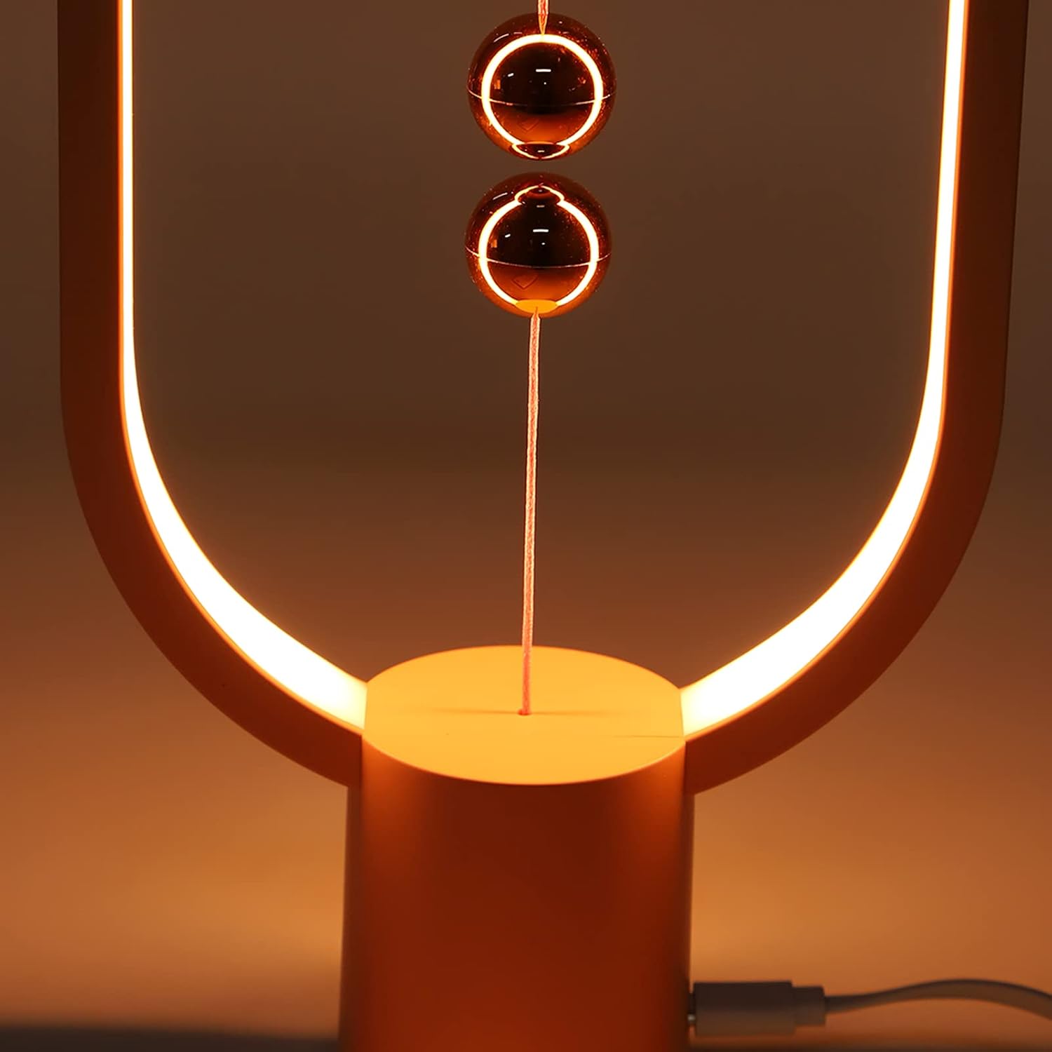 Lámpara de equilibrio LED con interruptor magnético creativo de aire para dormitorio y oficina, perfecta para uso a largo plazo, ya sea que la uses