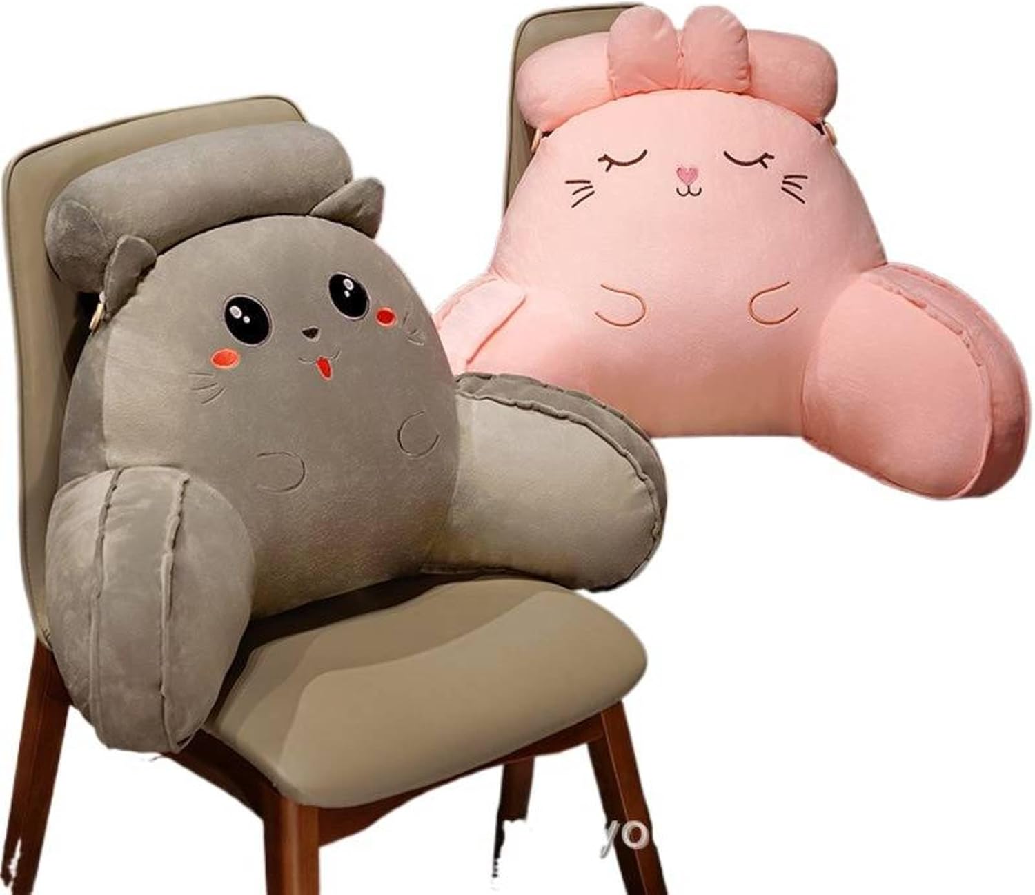 Mesita de noche Tapicería Suave Respaldo grande Sofá Cojín Dormitorio Almohada Cama Lectura Cama Respaldo Madera Cojín Almohada Cojín