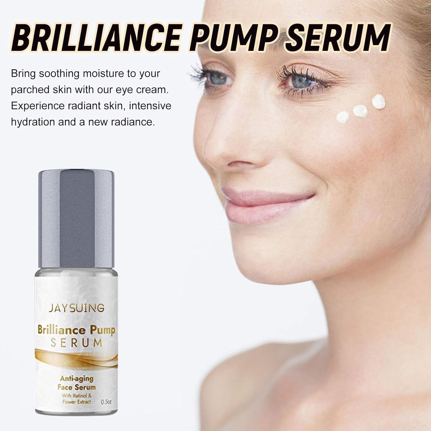 Brilliance Pump Serum Anti Aging, suero de bomba brillante, suero de bomba brillante antienvejecimiento, suero facial con bomba brillante, suero