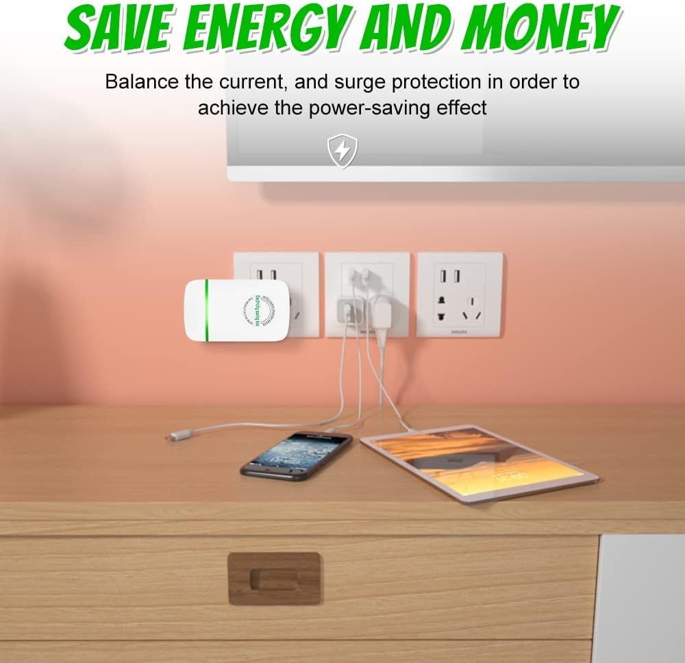 Pro Power Saver, dispositivo de ahorro de energía actualizado 2024, dispositivo de ahorro de energía para la oficina del hogar, dispositivo de