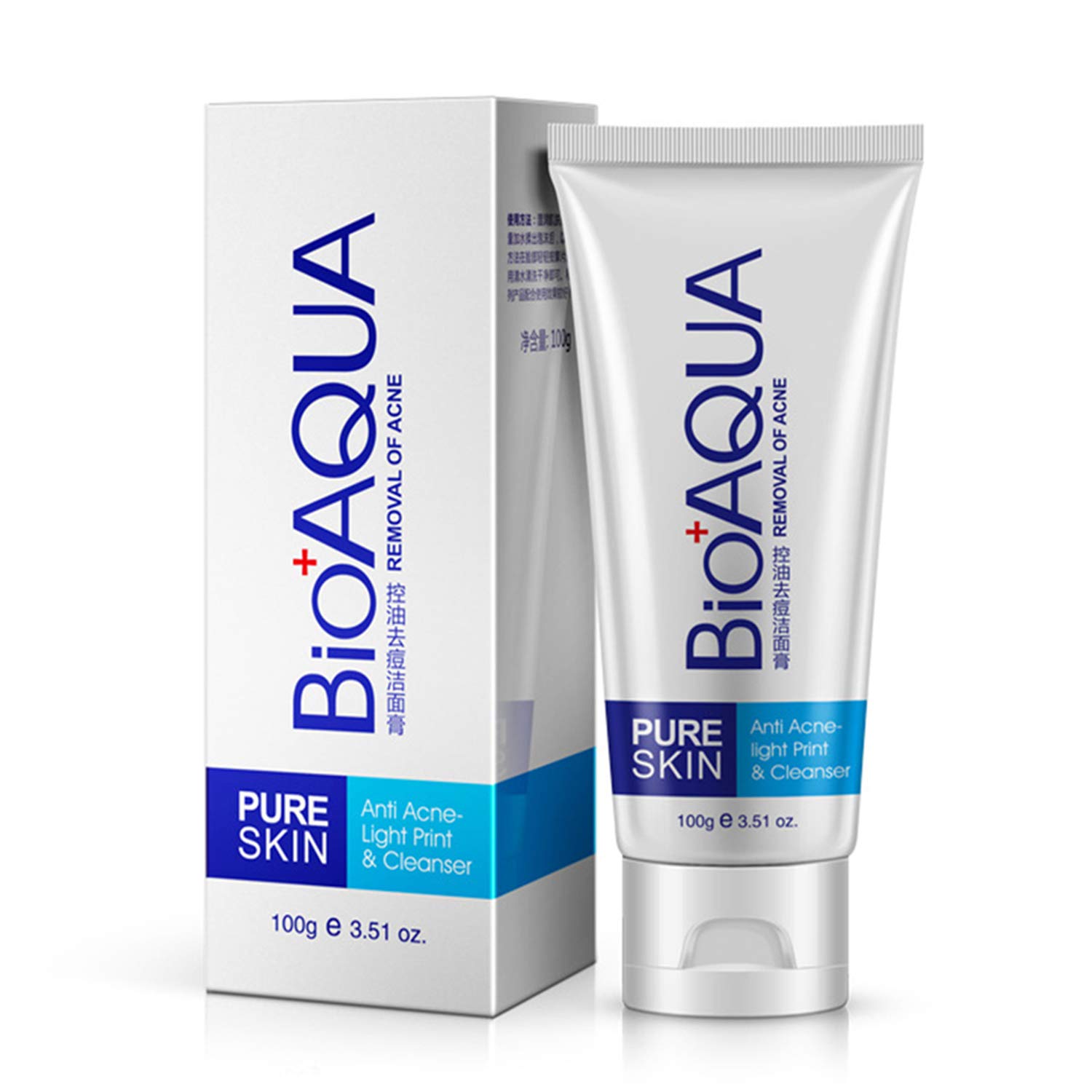 BIOAQUA 3 en 1 Cara Acné Cicatriz Eliminación de Cicatrices Manchas Aceite Crema Cicatriz Manchas Aceite Hidratante 3.53 oz+1.06 oz+1.0 fl oz